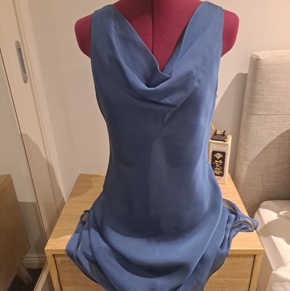 Silky feel Evening Dress - Picture 3 of 3